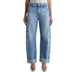 AG Adriano Goldschmied Classic Blue Boyfriend Jeans